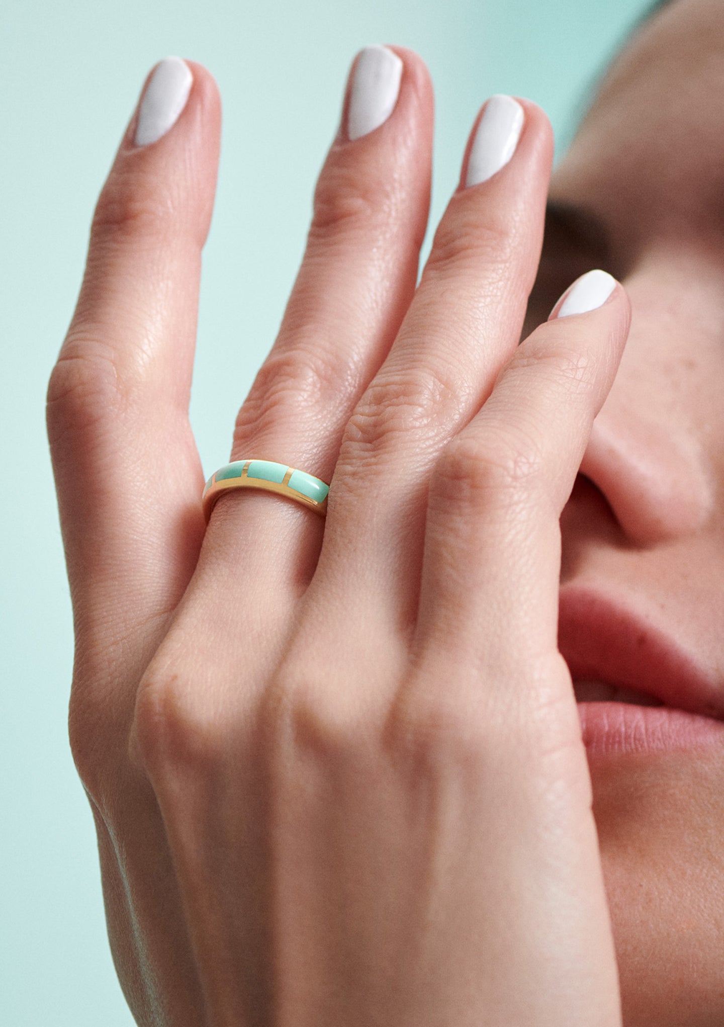 Halo twine ring stack discount