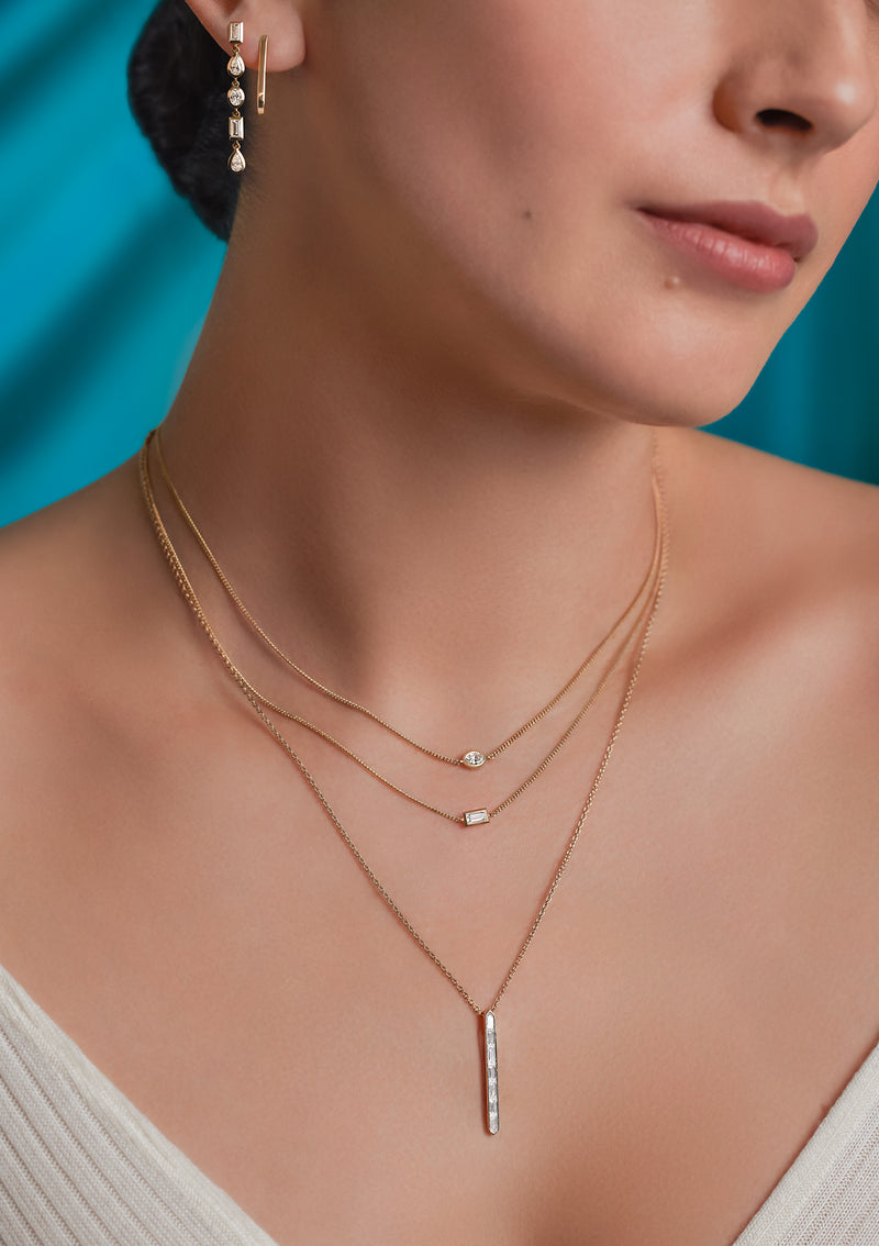 The Fresh Cut Oval Necklace gallery image