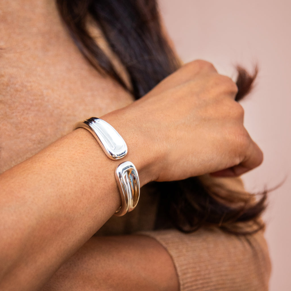 Fluid Cuff—Sterling Silver
