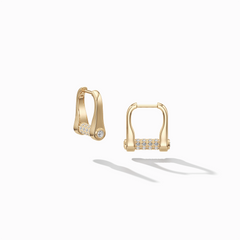 Code Huggies—14k Gold