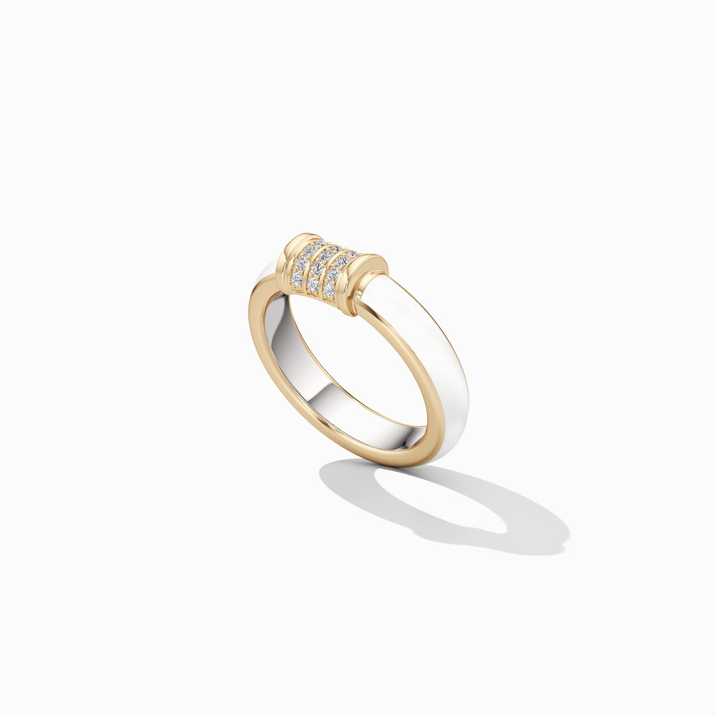 Color Code Ring—Feather White