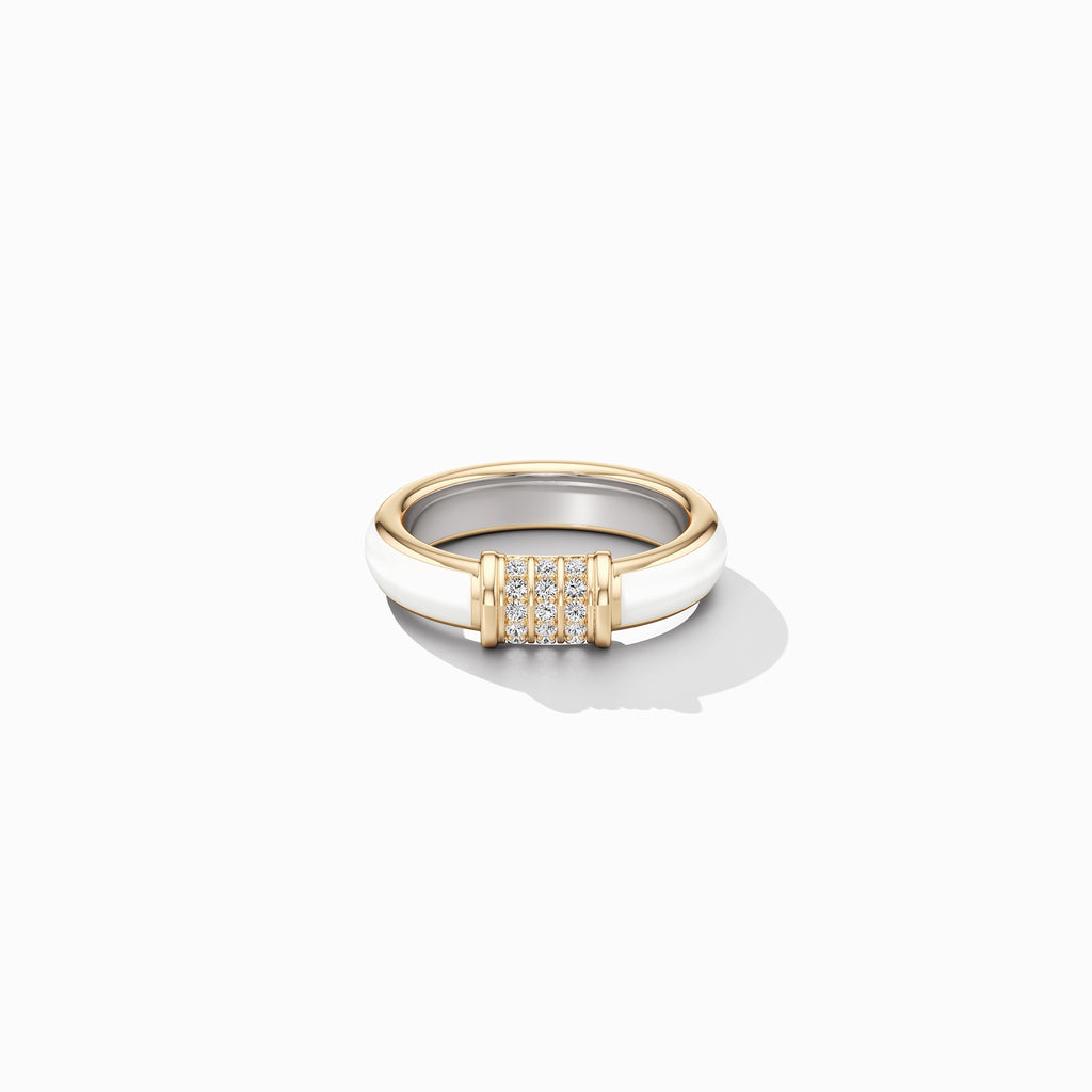 Color Code Ring—Feather White