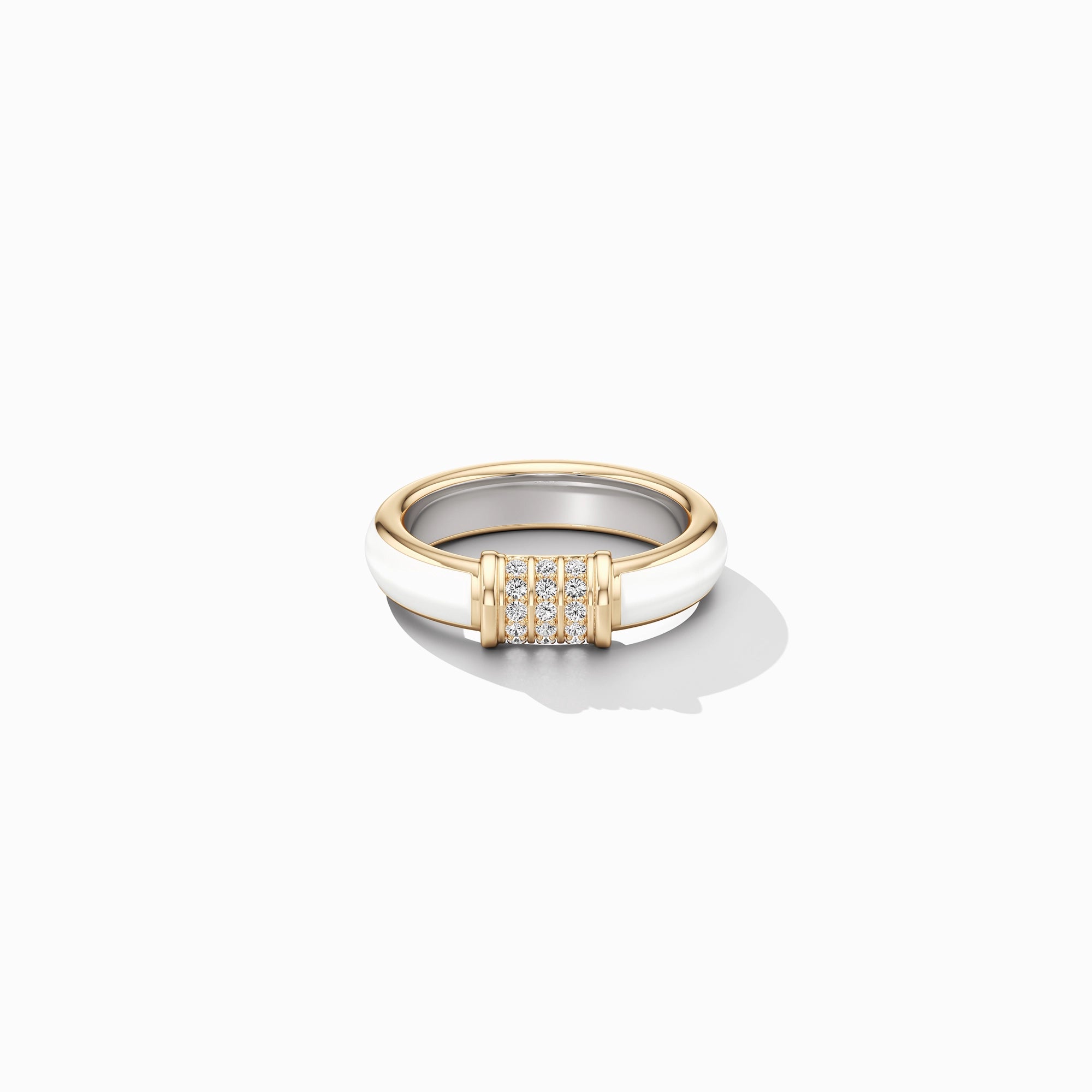 Color Code Ring—Feather White