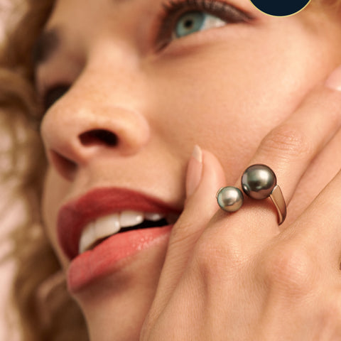 The Daring Tahitian Pearl Ring