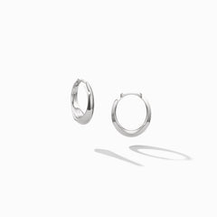 Fluid Huggies—Sterling Silver