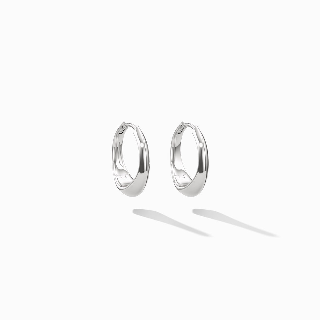 Fluid Huggies—Sterling Silver