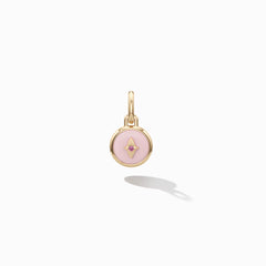 Mini Compass Pendant—Rosé