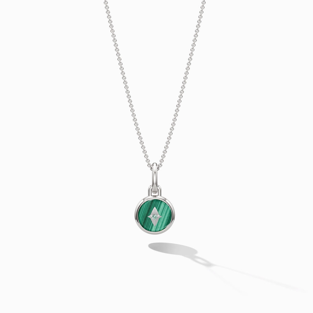 Mini Compass Necklace—Voyager