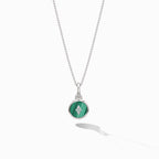 Mini Compass Necklace—Voyager