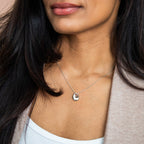 Mini Fluid Pendant Necklace—Sterling Silver