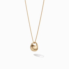 Mini Fluid Pendant Necklace—14k Gold