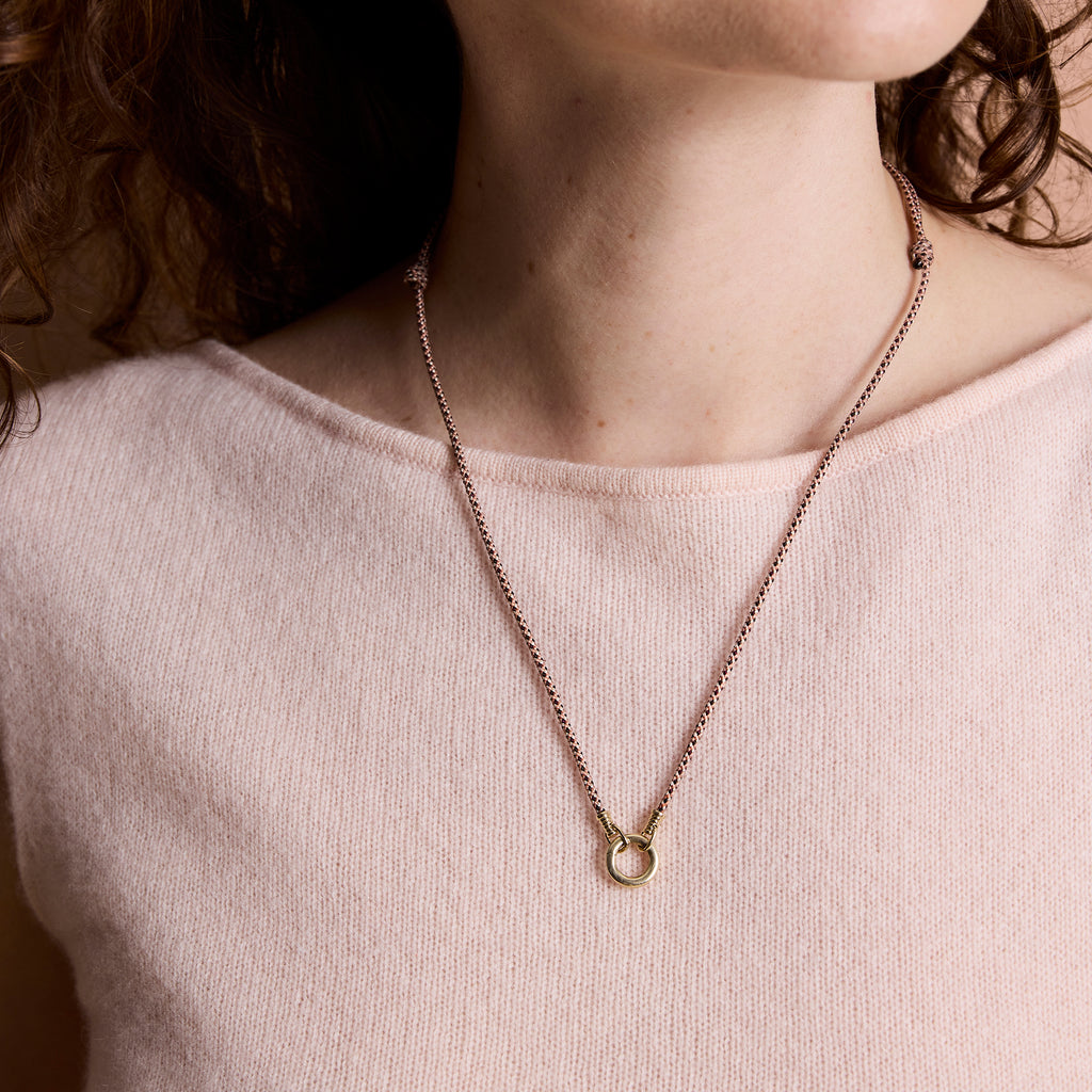 Color Code Necklace—Pink Dust