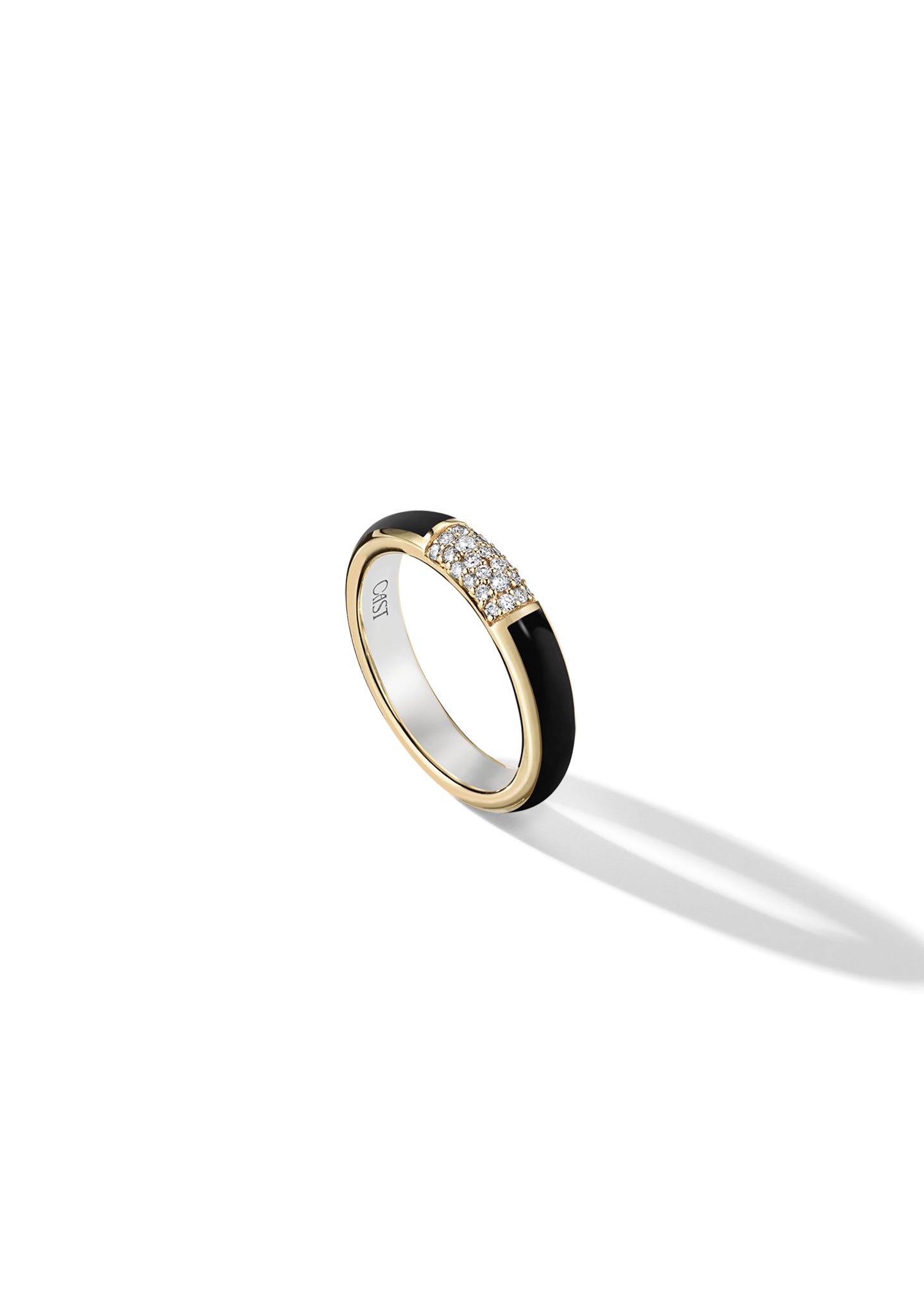 Iced Halo Stacking Ring - Lab Grown Diamonds gallery image