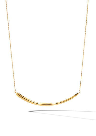 Major Fluid Necklace, Gold