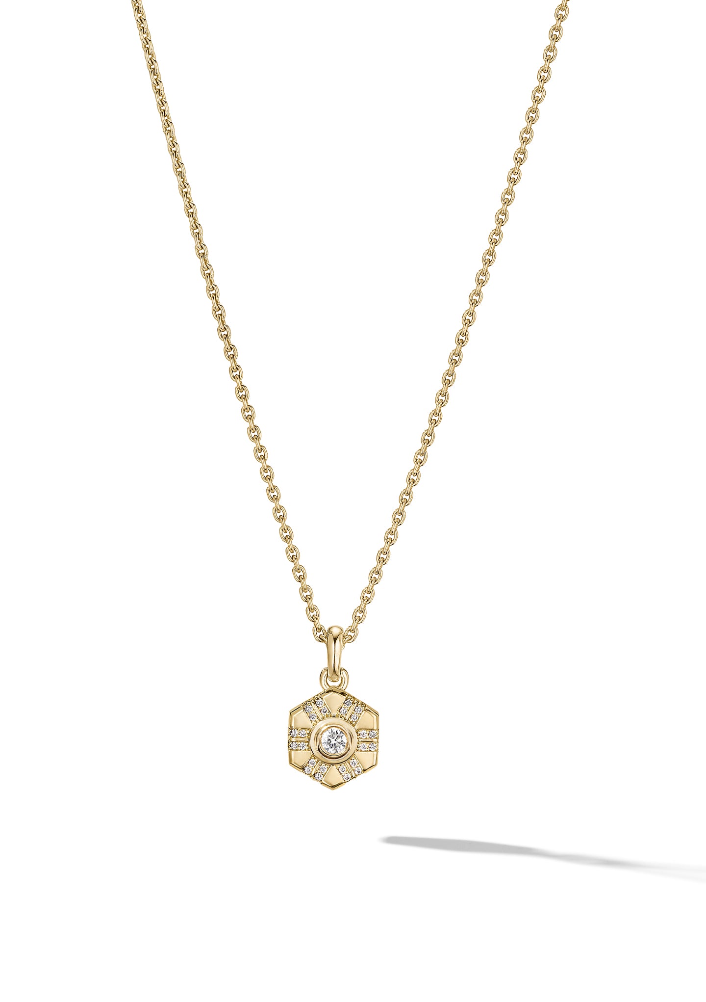 The Diamond Hypnotic Pendant Necklace gallery image