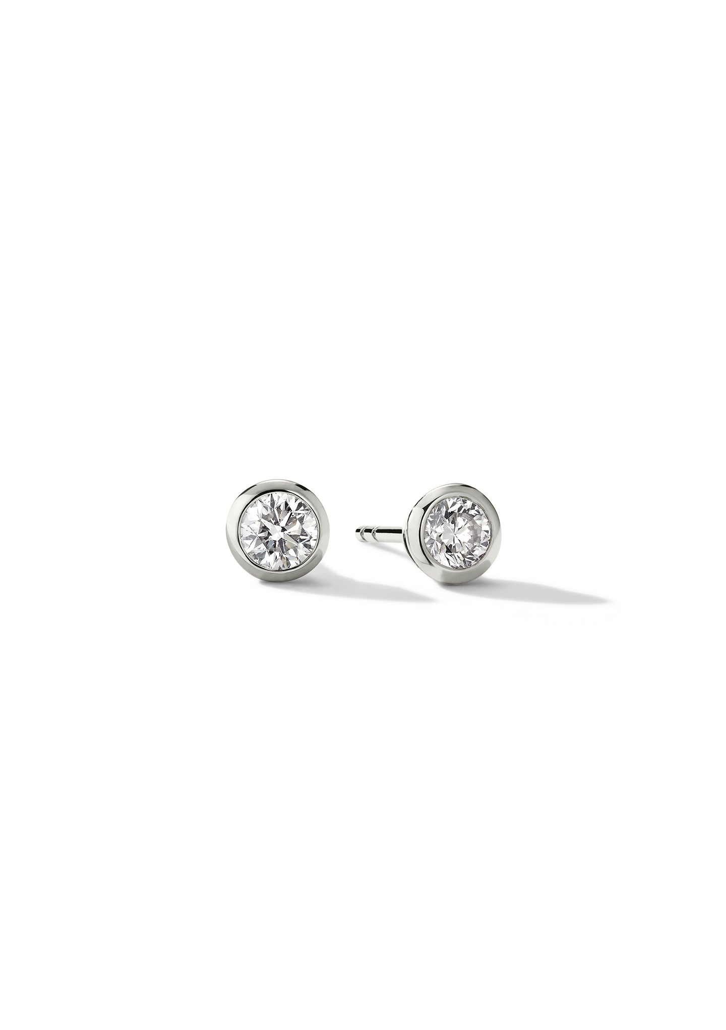 The Petite Naked Diamond Earrings gallery image