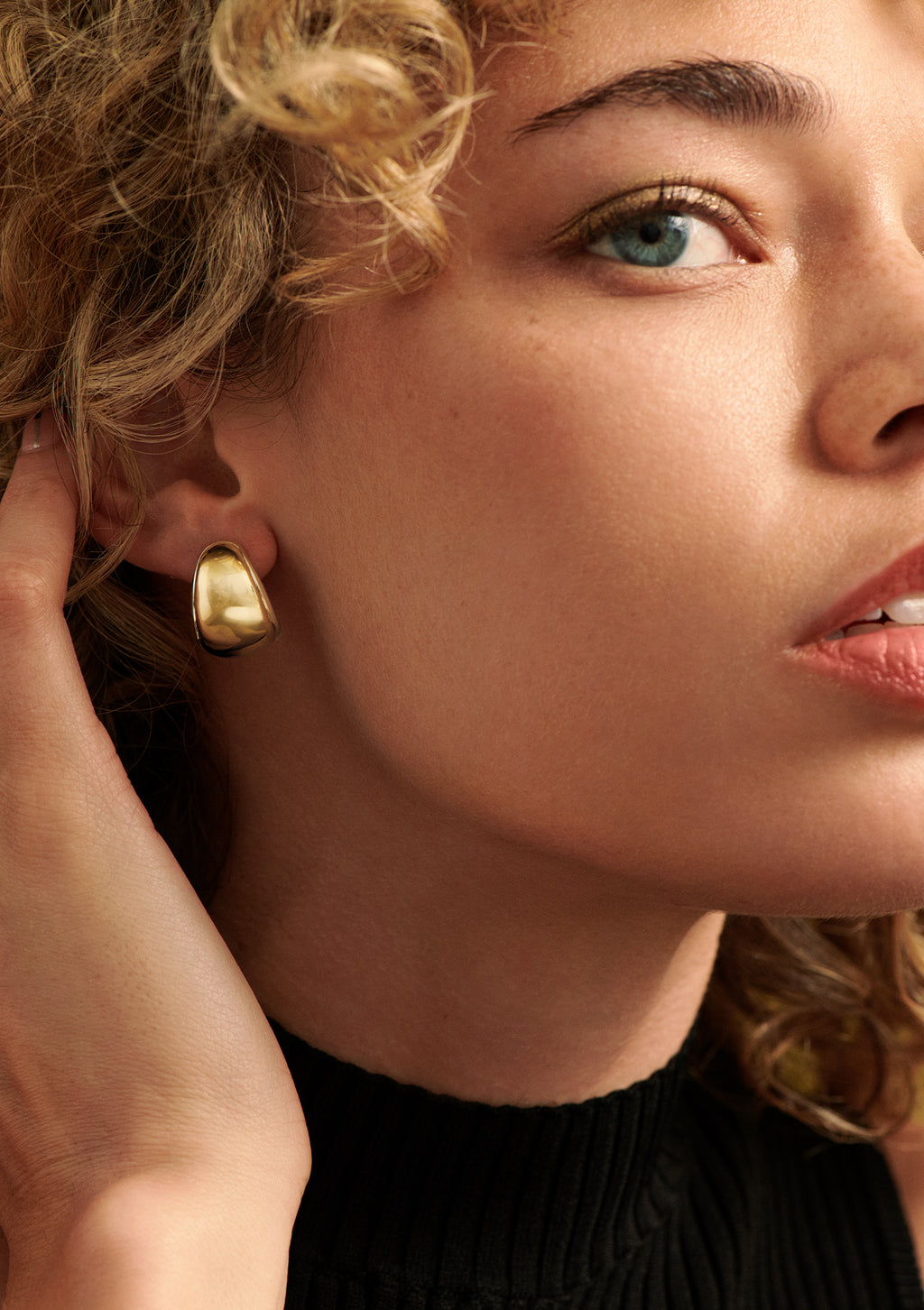 Gold Play Earrings