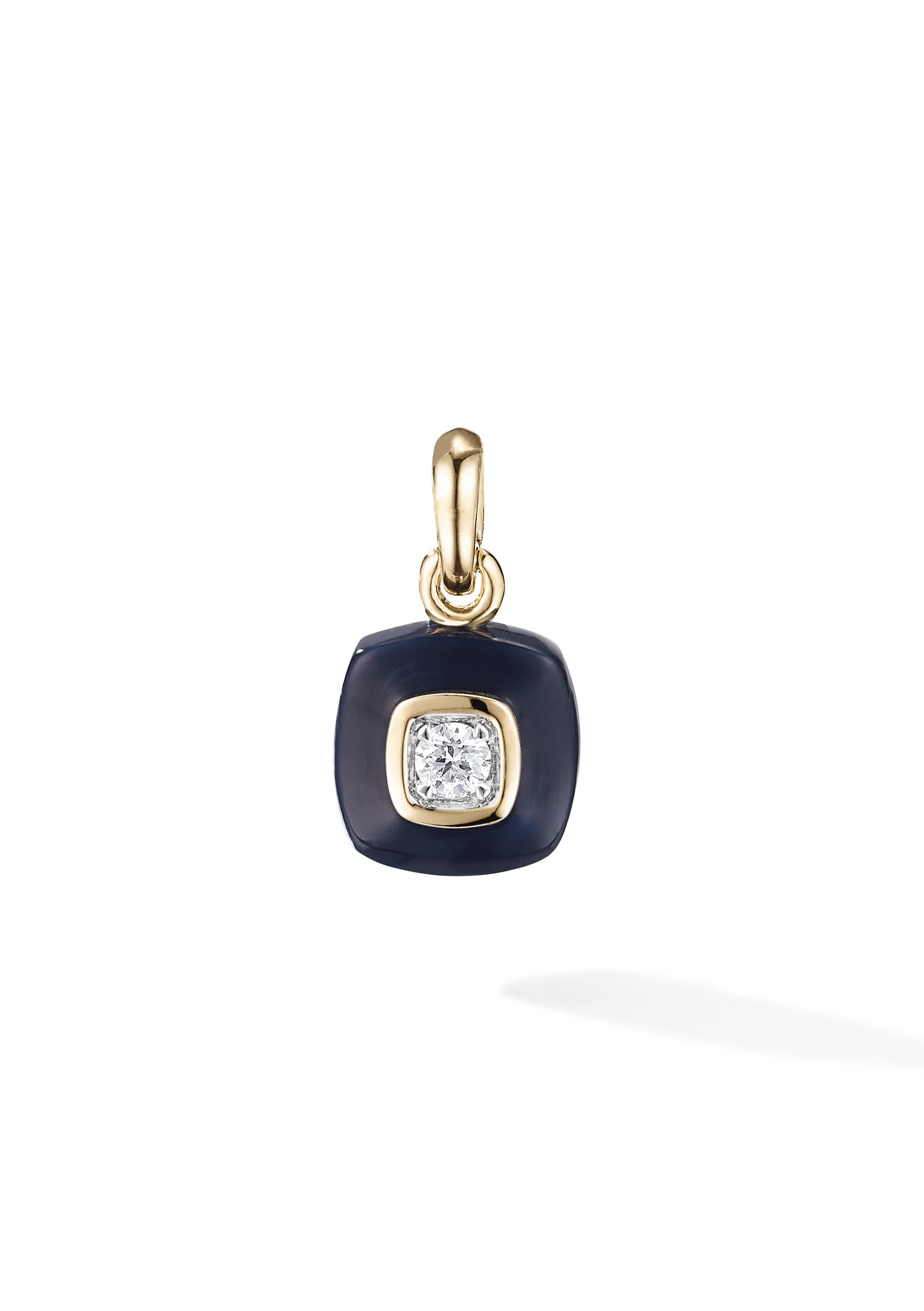 The Brilliant Pendant Charm with Gold Bail gallery image