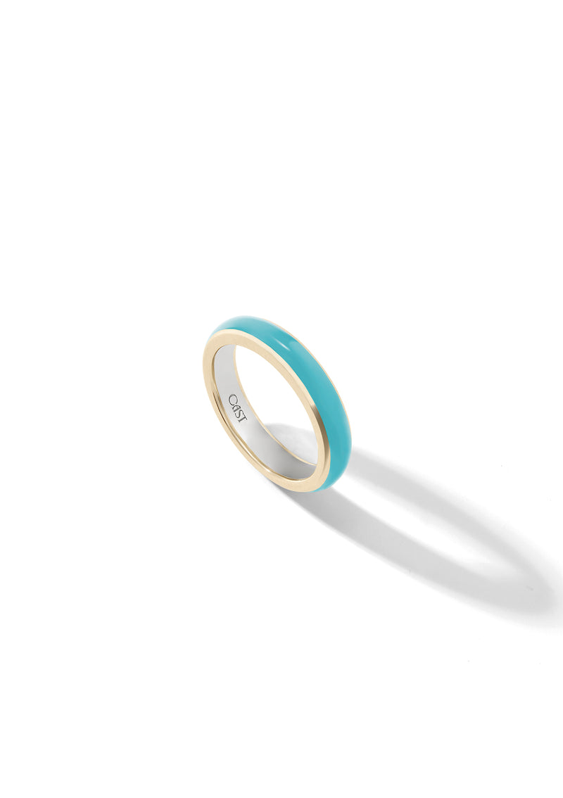The Solid Halo Stacking Ring - Custom gallery image