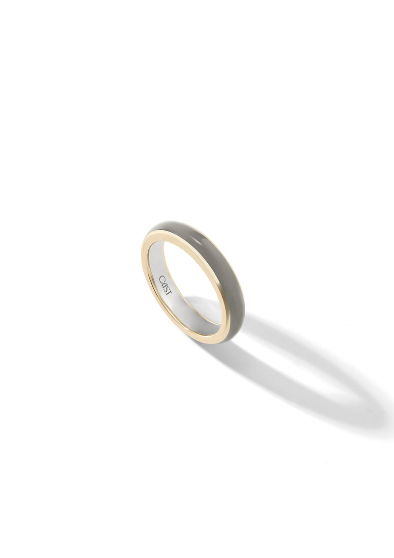 The Solid Halo Stacking Ring - Custom gallery image