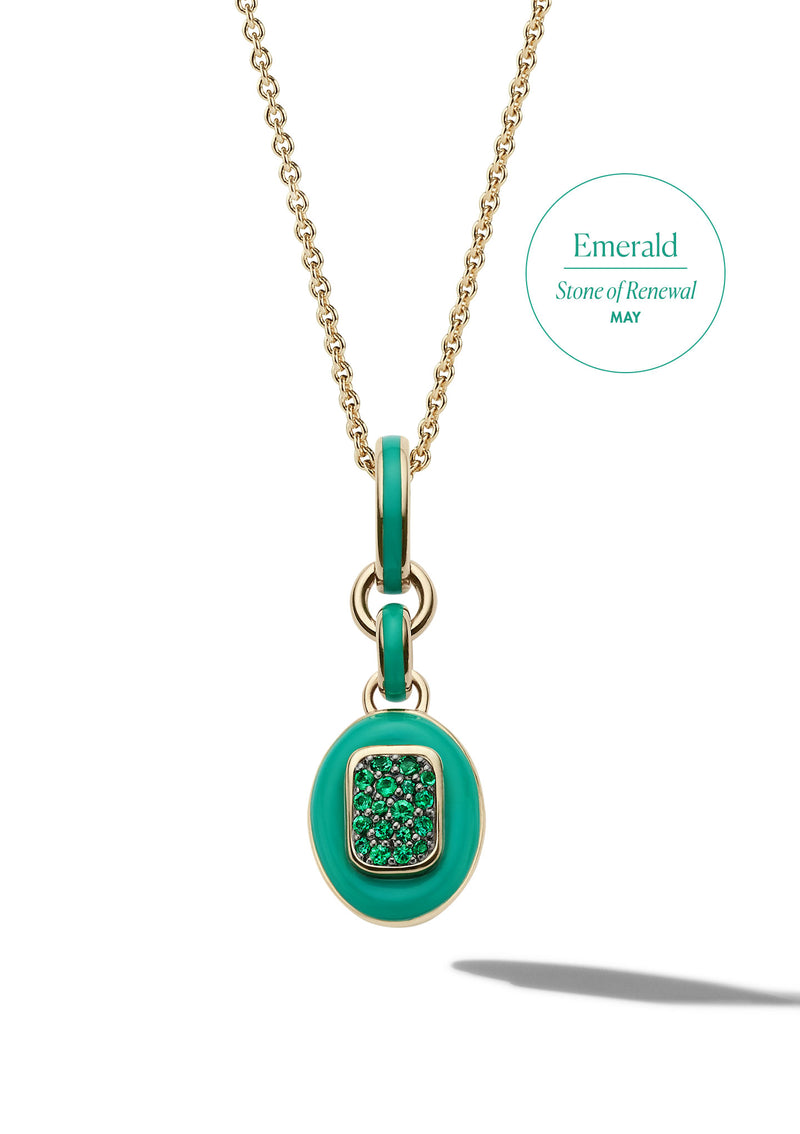 The Stone Charm Necklace gallery image