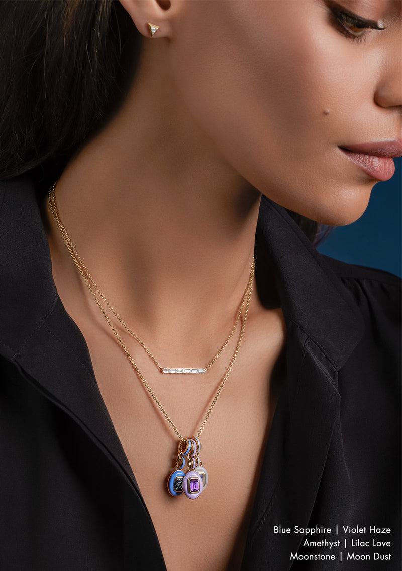 The Stone Charm Necklace gallery image
