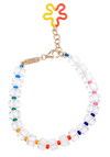 B Multicolor Beaded Bracelet