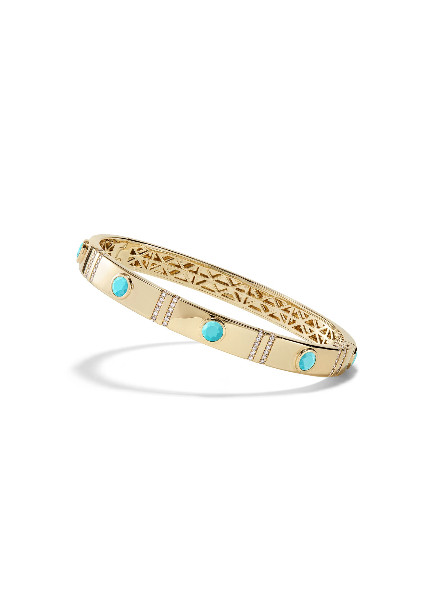 The Clarity Stone Bangle gallery image